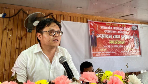 माओवादी कमजोर हुँदा राजनीतिक उपलब्धि संकटमा पर्‍यो : सुदन किराँती